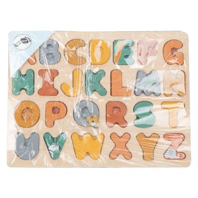 Small Foot houten alfabet puzzel safari