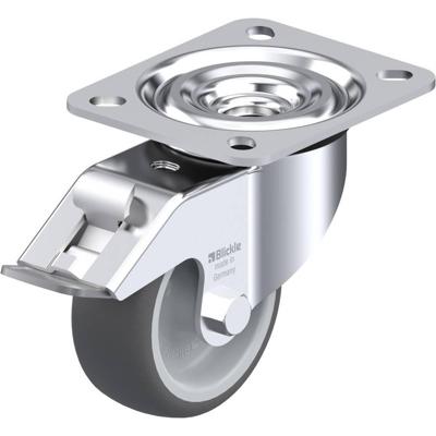 Blickle L-PATH 80G-FI Zwenkwiel met rem Wieldiameter: 80 mm Draagvermogen (max.): 150 kg 1 stuk(s)