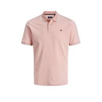 JACK & JONES PREMIUM regular fit polo lichtroze - thumbnail