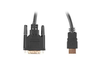 Lanberg CA-HDDV-20CU-0018-BK video kabel adapter 1,8 m HDMI Type A (Standaard) DVI-D Zwart