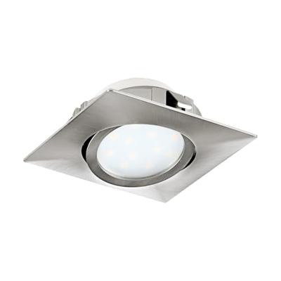 Eglo Led plafondspotPineda Square (3x) 3x6w - 3000K - 8,4cm nikkel - 95846