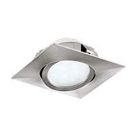 Eglo Led plafondspotPineda Square (3x) 3x6w - 3000K - 8,4cm nikkel - 95846 - thumbnail