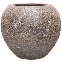 Lava Relic Rust metal balloon bloempot 49x43 cm - thumbnail