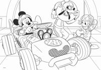 Jumbo legpuzzel/kleurplaat Disney Mickey Mouse 18 stukjes - thumbnail