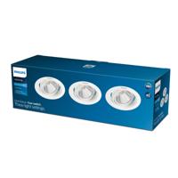 Philips Set van 3 inbouwspotsPomeron 7W - 2700K - 25806800 - thumbnail