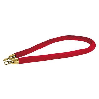 Showgear Showgear Velvet Rope Gold Hook Rood