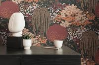 Livingwalls Famous Garden - Zwart - Floraal - 393504 - thumbnail