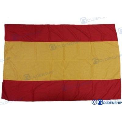 GS73324 - SPAANSE VLAG 100X150 Z/KROON