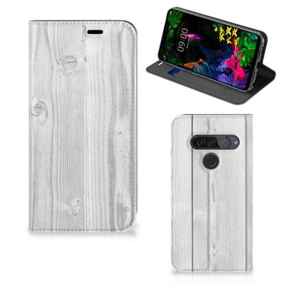 LG G8s Thinq Book | Wallet Case | White Wood LG G8s Thinq Book | Wallet Case | White Wood