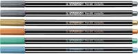 Stabilo Pen 68 metallic tin-box 6 stuks - thumbnail