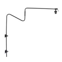 Steinhauer Wand leeslampLinstrom met witte chintz kap - 3719ZW - thumbnail