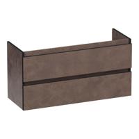 Brauer Joy Edge - Onderkast Ondiep - 100 cm - met 2 Softclose Lades Greeploos en 1 Sifon Uitsparing - Erosion - thumbnail