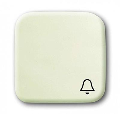Busch-Jaeger 2CKA001731A0280 Wipschakelaar bel Afdekking Duro 2000 SI Parel-wit, Crème-wit 1 stuk(s)