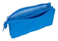 Pennenetui met 3 vakken R. C. Deportivo de La Coruña Blauw 22 x 12 x 3 cm - thumbnail