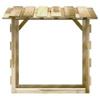 Pergola's met dak 3 st 100x90x100 cm geïmpregneerd grenenhout - thumbnail