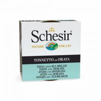 SCHESIR in jelly Tuna with sea bream - nat kattenvoer - 85 g - thumbnail