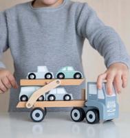Little Dutch Wooden transporter speelgoedvoertuig - thumbnail