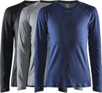 Craft 1908754 Adv Essence Ls Tee Men - Black - XL - thumbnail