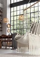 Eglo Houten hanglampHykeham Ø 38cm - 43852 - thumbnail