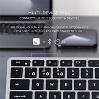 Satechi Slim X1 wireless toetsenbord - Silver - thumbnail