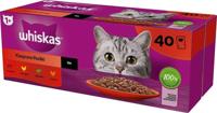 WHISKAS Classic Meals Mix - nat kattenvoer - 40x85g - thumbnail