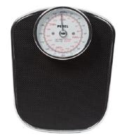 Perel Personenweegschaal analoog 160 kg zwart - thumbnail