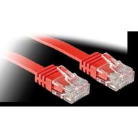 LINDY 47510 RJ45 Netwerkkabel, patchkabel CAT 6 U/UTP 0.30 m Rood Snagless 1 stuk(s) - thumbnail