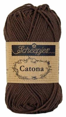 Scheepjes Catona 50g - 162 Black Coffee