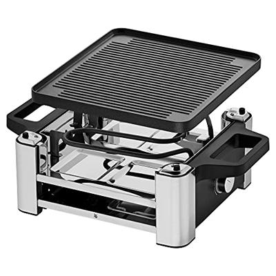 WMF LONO Raclette für 4 Gourmetstel Zwart, Zilver