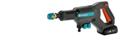 Gardena: Accu hogedrukreiniger AquaClean 18V set