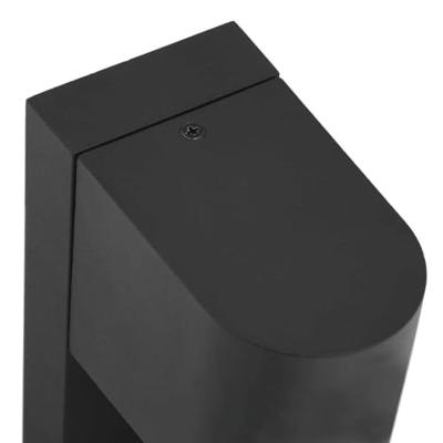 VidaXL Buiten wandlamp zwart 12 x 7 x 15 cm roestvrij staal