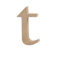 Creativ Company Letter, t, h: 10 cm, dikte 2 cm, 1 stuk - thumbnail
