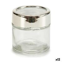 Tin Transparant Kristal Plastic 80 ml 6,2 x 6,2 x 6,2 cm (12 Stuks) - thumbnail