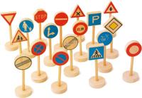 Small Foot Verkeersborden Set Van 18 - thumbnail