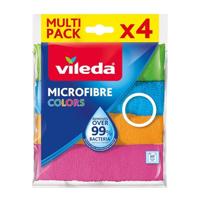 Microvezeldoeken vileda 4 kleuren pak - thumbnail
