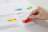 Avery afneembare gekleurde etiketten ft 63,5 x 33,9 mm (b x h), 480 stuks, 24 per blad, rood - thumbnail