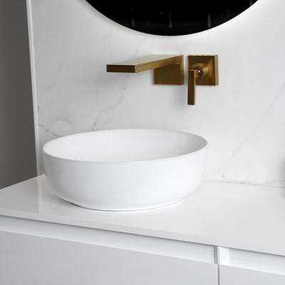 Waskom Loutro Drossia Rond 41.5x41.5x13 cm Hoogglans Wit Loutro Waskom Loutro Drossia Rond 41.5x41.5x13 cm Hoogglans Wit Loutro