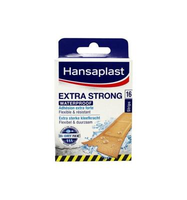 Hansaplast Extra strong waterproof 16 Stuks