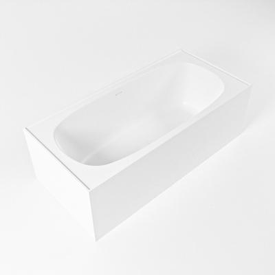 Vrijstaand Bad MONDIAZ FREEZE 180x85cm Kleur Talc / Talc
