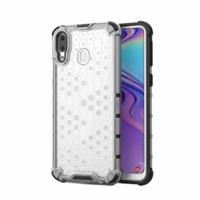 Honingraat schokbestendig PC + TPU Case voor Galaxy M20 (transparant) - thumbnail