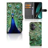 OnePlus Nord CE 3 | Telefoonhoesje | Met pasjeshouder | Pauw - thumbnail