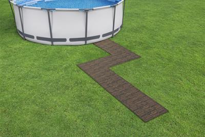 Bestway Zwembadvloer Foam Houten Stijl 12 Stuks 50x50 cm Tuin 58712 - thumbnail