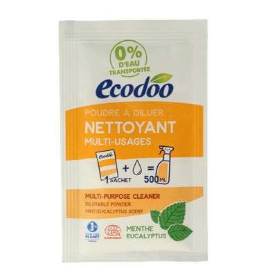Ecodoo Allesreiniger poeder oplosbaar eco 10 Gram Ecodoo Allesreiniger poeder oplosbaar eco 10 Gram
