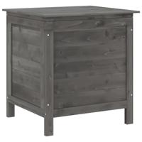 Tuinbox 50x49x56,5 cm massief vurenhout antracietkleurig - thumbnail