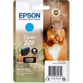 Epson 378 4.1ml 360pagina's Cyaan inktcartridge - [C13T37824010] - thumbnail