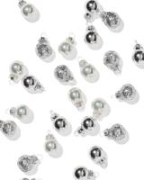 HEMA Kerstballen 3.2cm glas mini zilver - 36 stuks (zilver) - thumbnail