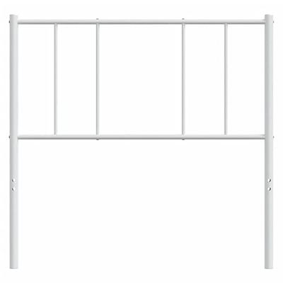 Hoofdbord metaal wit 80 cm
