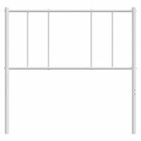 Hoofdbord metaal wit 80 cm - thumbnail