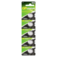 GP GP CR2016 lithium 3Volt blister 5 - 3212342 - thumbnail