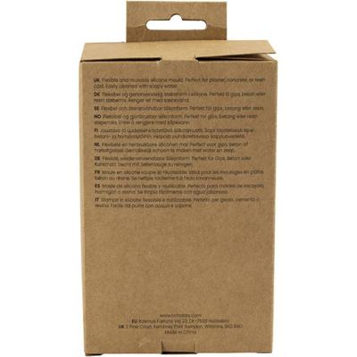 Creativ Company Siliconen vormen, vaas en kandelaar, h: 7,5 cm, d 5,5 cm, mat transparant, 2 stuk/ 1 doos